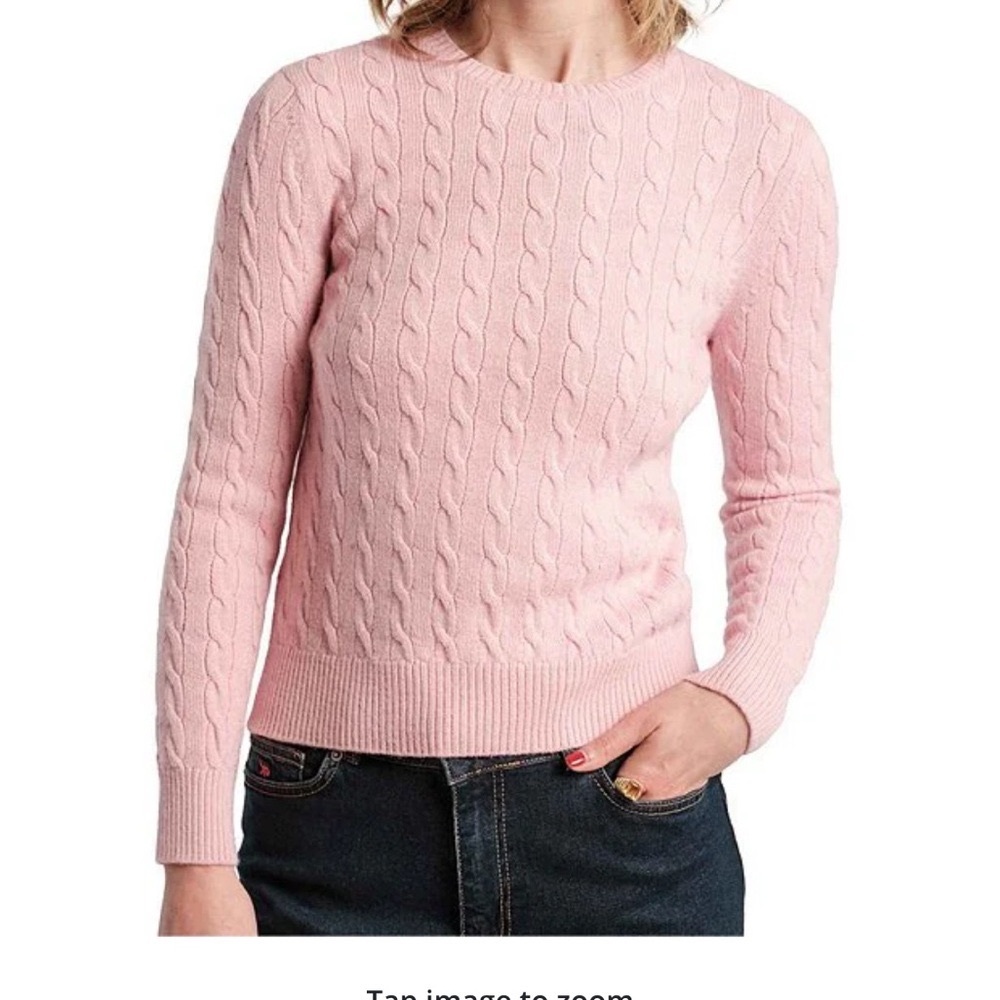 Frances Valentine Ricky Cable Knit Crew